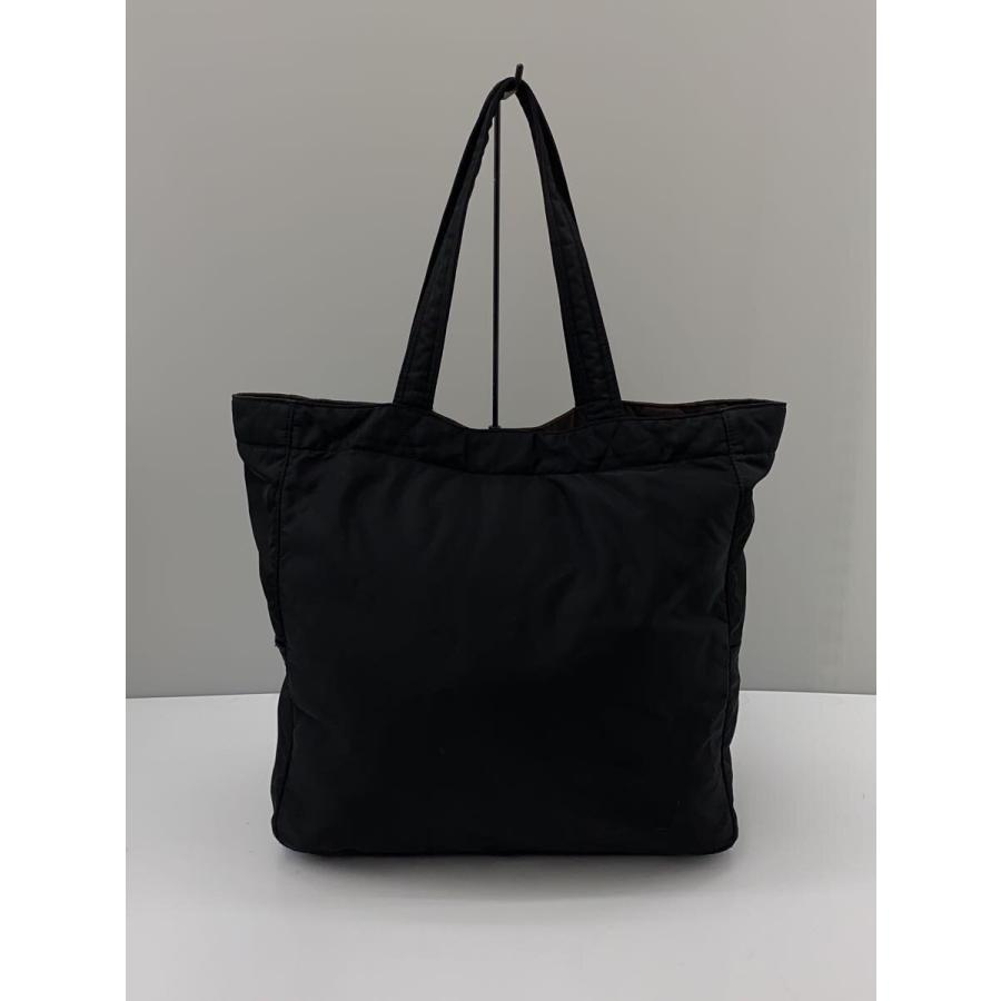 PORTERブラックナイロン トートバッグ 大容量 PORTER◇トートバッグ/ナイロン/BLK/無地 : セカンドストリートYahoo