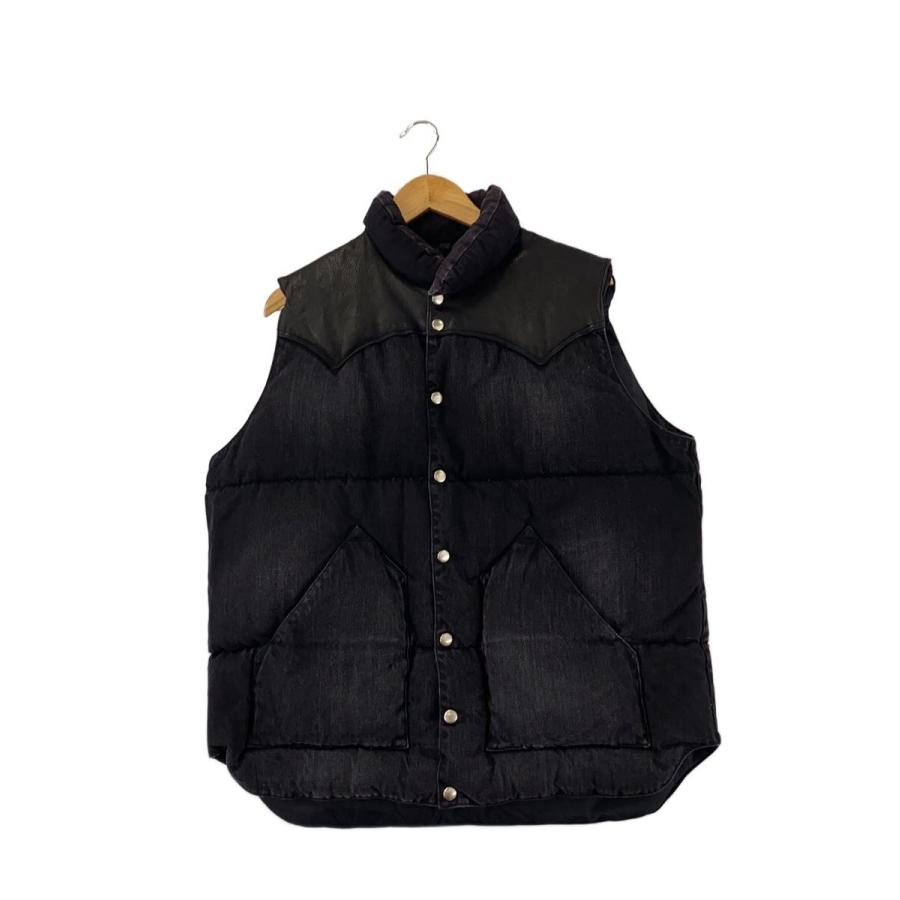 Rocky Mountain Featherbed◇ダウンベスト/46/コットン/BLK/200-252-15