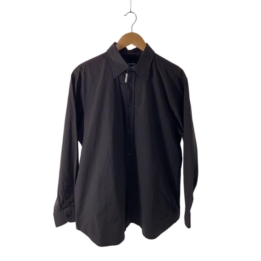 RAF SIMONS◇18SS/JOYDIVISION/長袖シャツ/46/コットン/BLK : セカンド