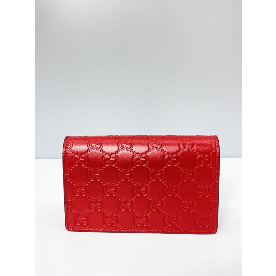 GUCCI◇ショルダーバッグ/レザー/RED/481291・203667 : セカンド
