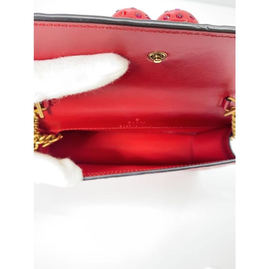 GUCCI◇ショルダーバッグ/レザー/RED/481291・203667 : セカンド