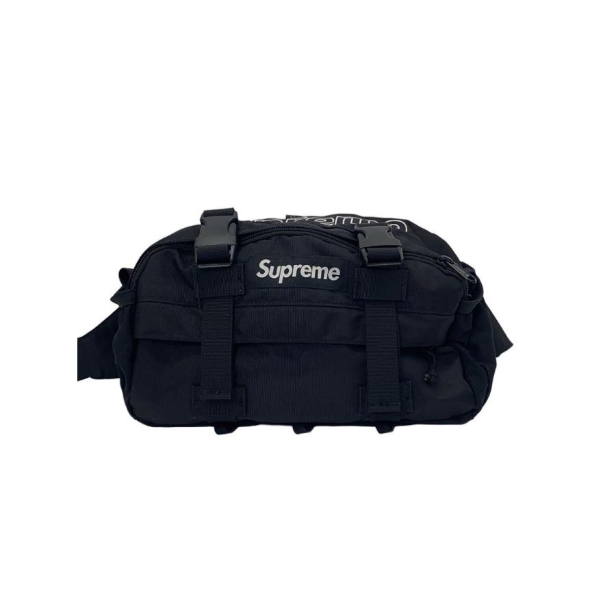 Supreme◇ウエストバッグ/ナイロン/BLK : セカンドストリートYahoo!店