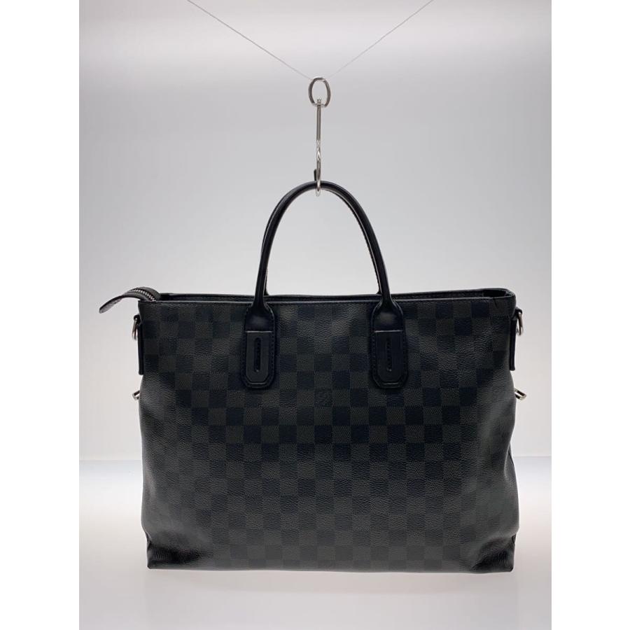 LOUIS VUITTON◇7DW_ダミエ・グラフィット/PVC/BLK