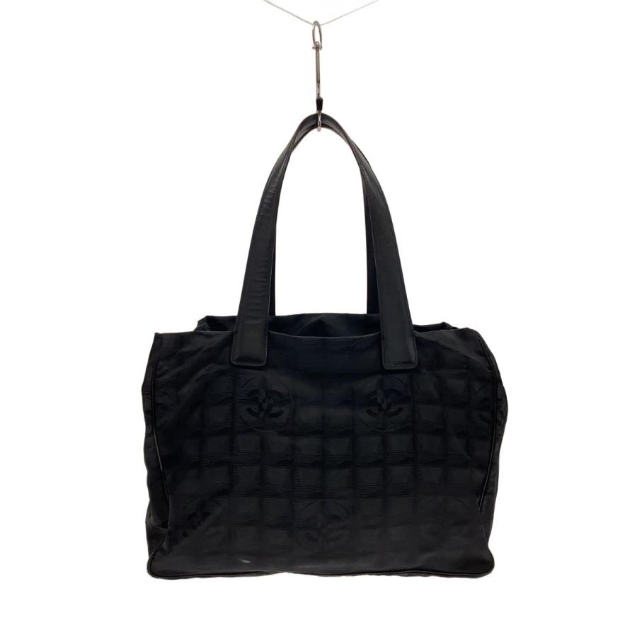 CHANEL 黒 ナイロン トートバッグ CHANEL◇トートバッグ/ナイロン/BLK : セカンドストリートYahoo!店