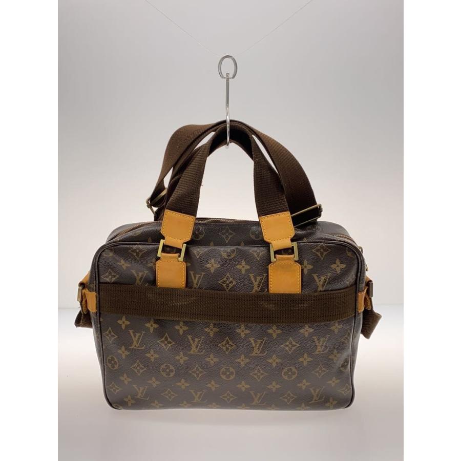 LOUIS VUITTON◆サック・ボスフォール_モノグラム・キャンバス/PVC/BRW/総柄