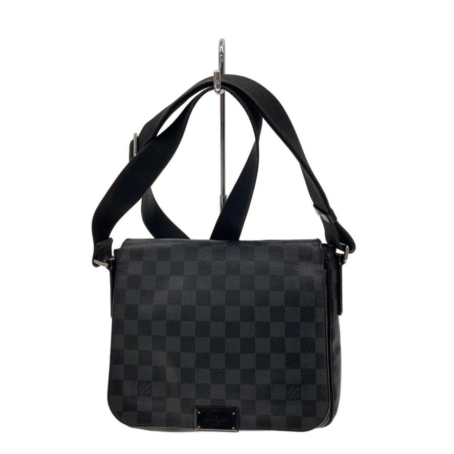 LOUIS VUITTON◇1)ディストリクトPM_ダミエ・グラフィット/PVC/BLK 