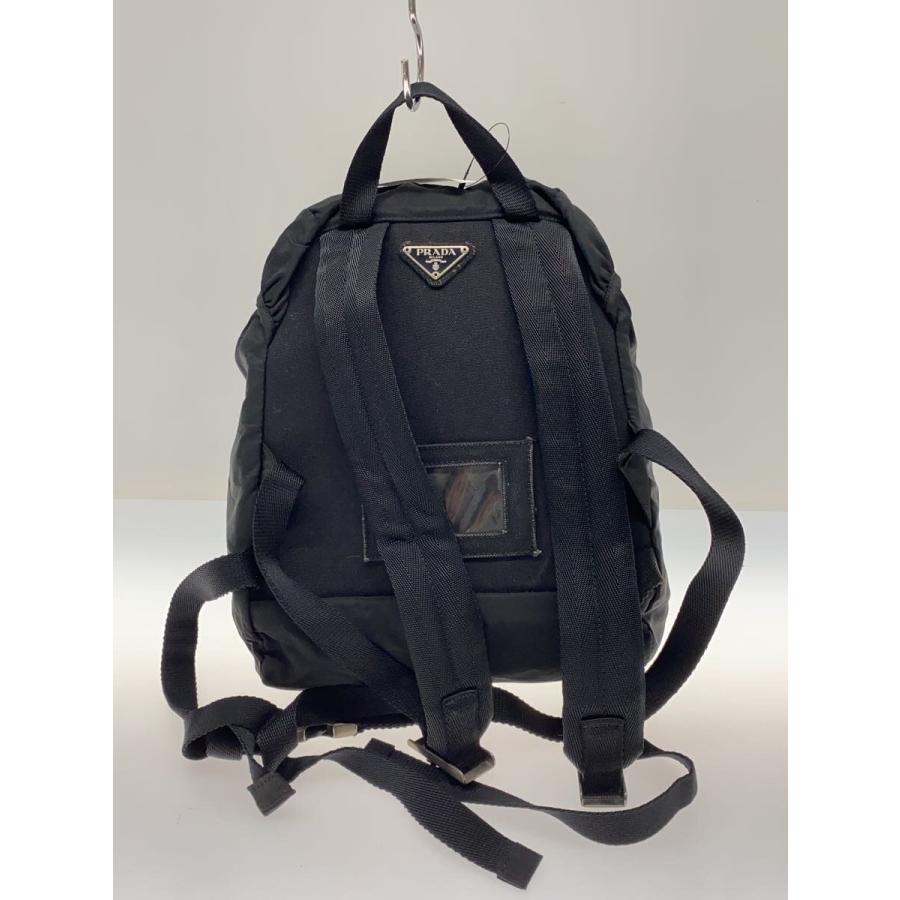 PRADA ブラック ナイロンバックパック PRADA◇リュック/ナイロン/BLK// : セカンドストリートYahoo!店 - 通販