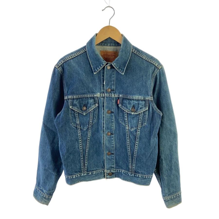 Levi's◇Gジャン/40/コットン/IDG/71557/J02/日本製/復刻 : セカンド
