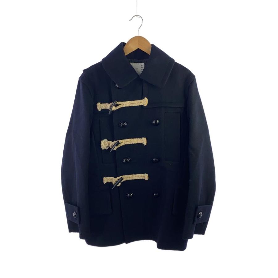sacai◇ダッフルコート/1/ウール/NVY/24-03415M// : セカンド