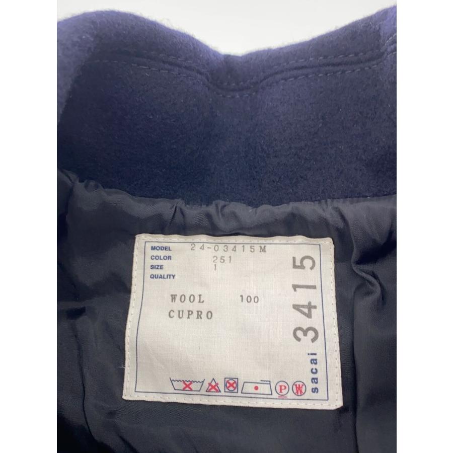 sacai◇ダッフルコート/1/ウール/NVY/24-03415M// : セカンド