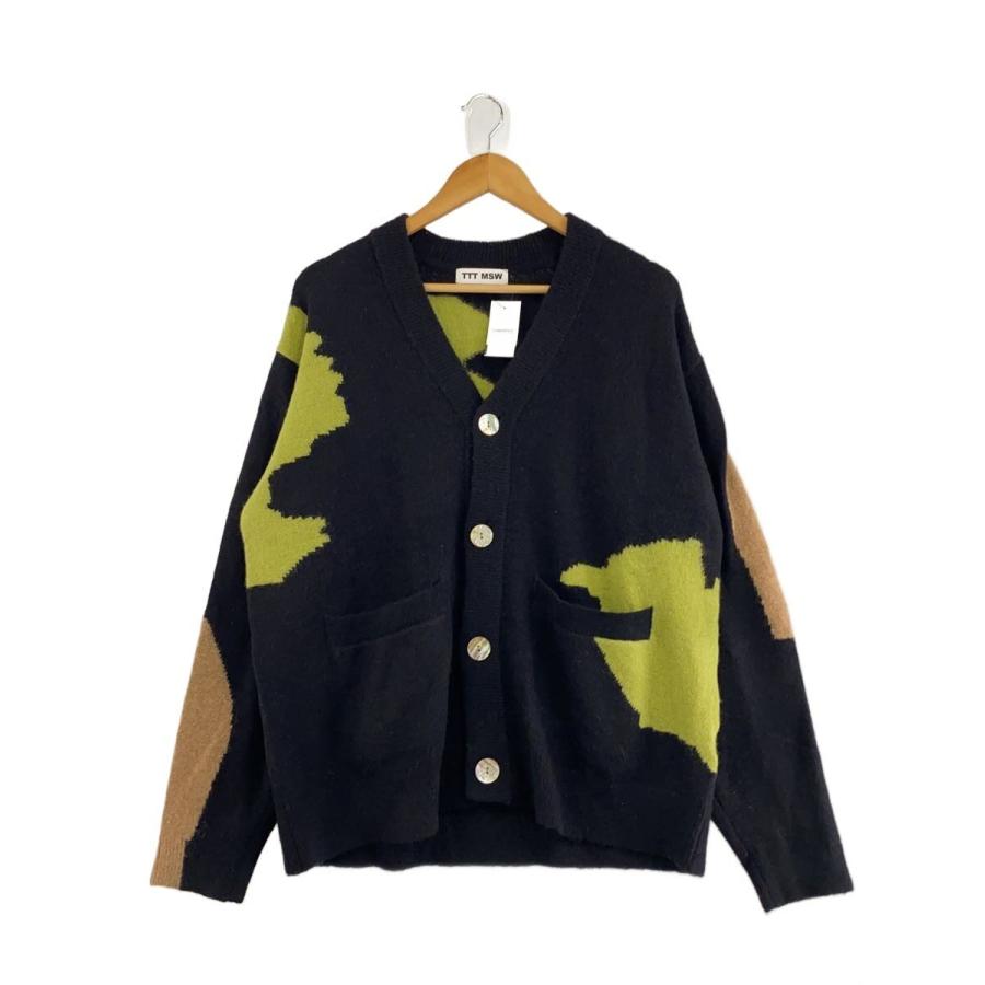 TTT_MSW 21AW モヘアカーディガン　別注品 TTT_MSW◇21AW/カーディガン(厚手)/L/モヘア/BLK/TTT-2021AW-KT07