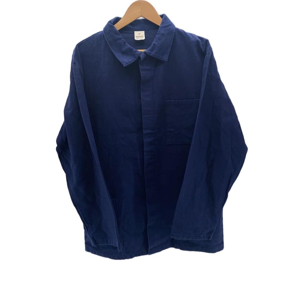 ユーロワーク　モールスキンジャケット MARIO DE CECCO/ジャケット/50/ブルー/無地/ユーロワーク/モールスキン