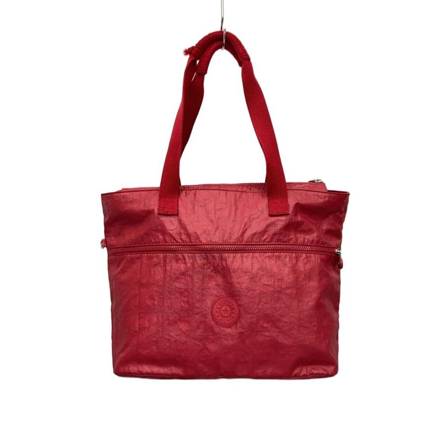 Kipling◇キプリング/トートバッグ/ナイロン/レッド/無地 : セカンド