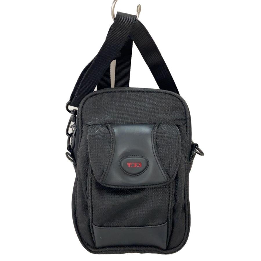 TUMI◇トゥミ/580C/ショルダーバッグ/ブラック/無地 : セカンド