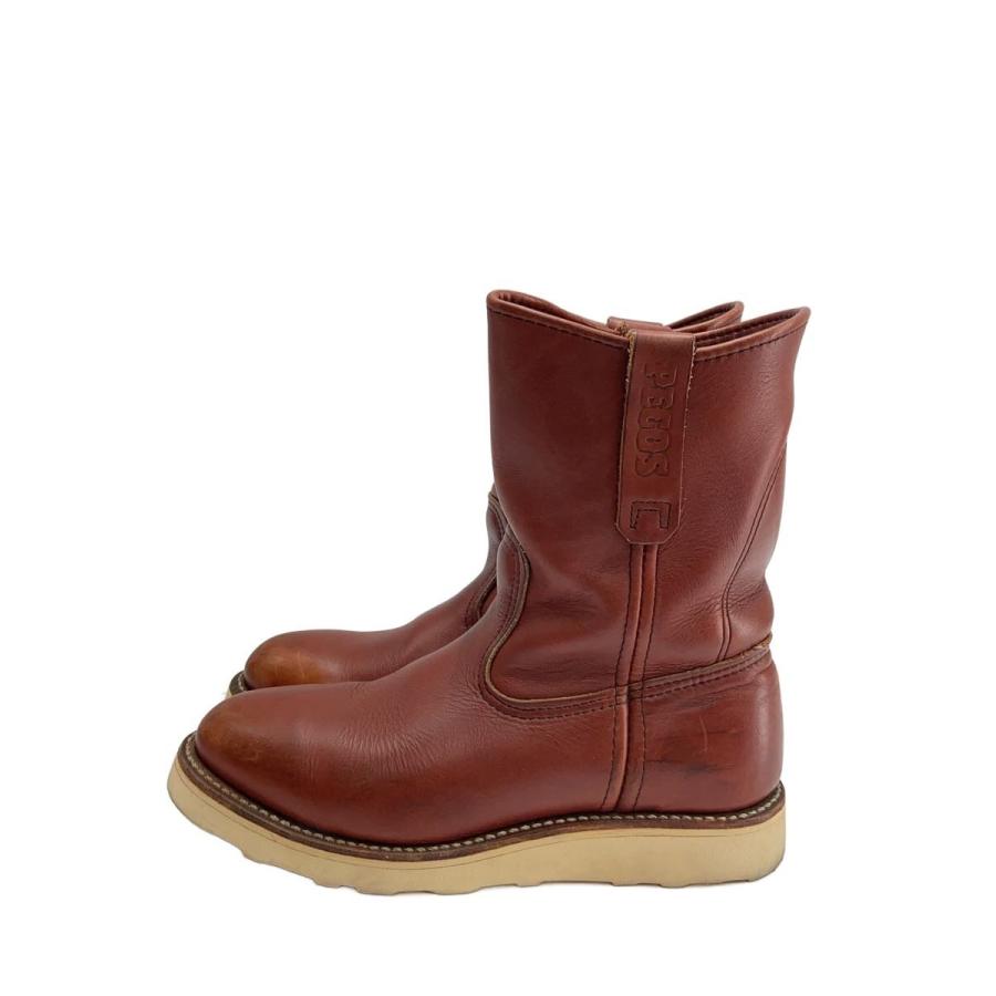 RED WING◇レッドウィング/8866/ペコスブーツ/US5.5/ブラウン/レザー