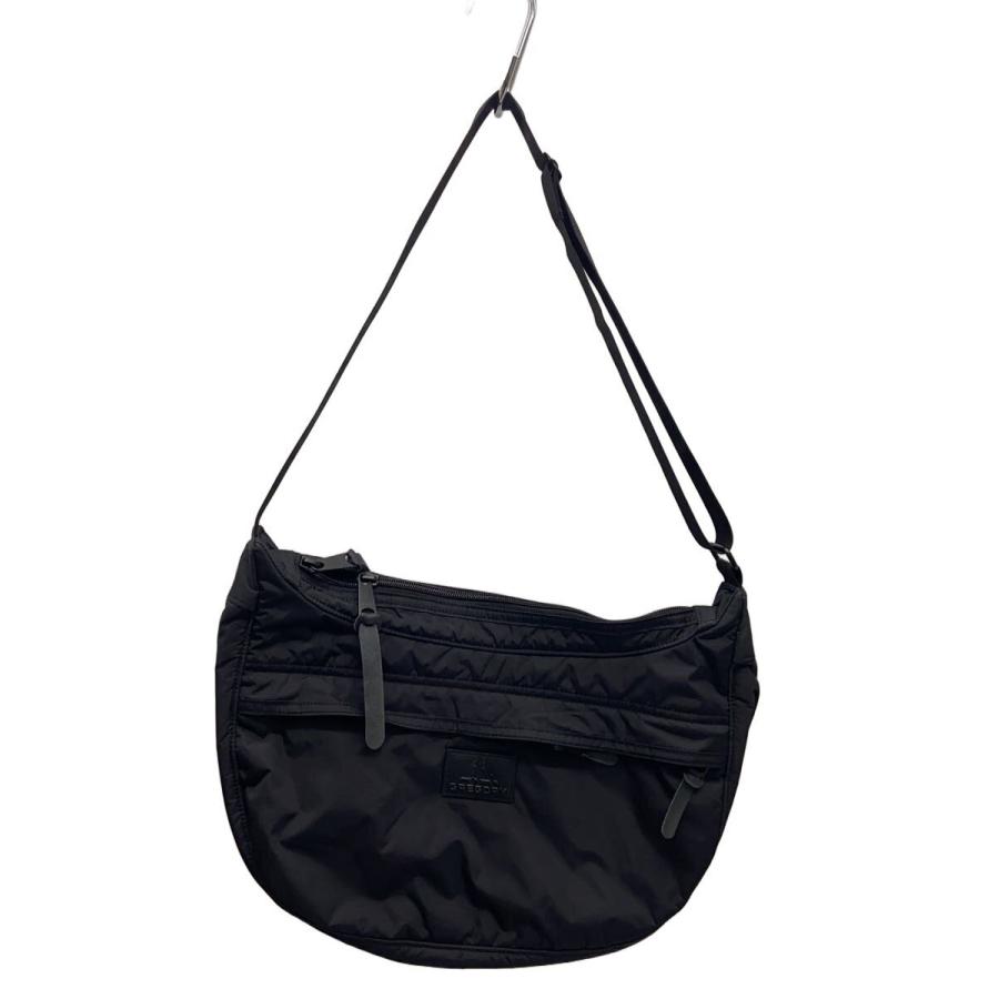 GREGORY◇グレゴリー/ショルダーバッグ/ナイロン/ブラック/無地