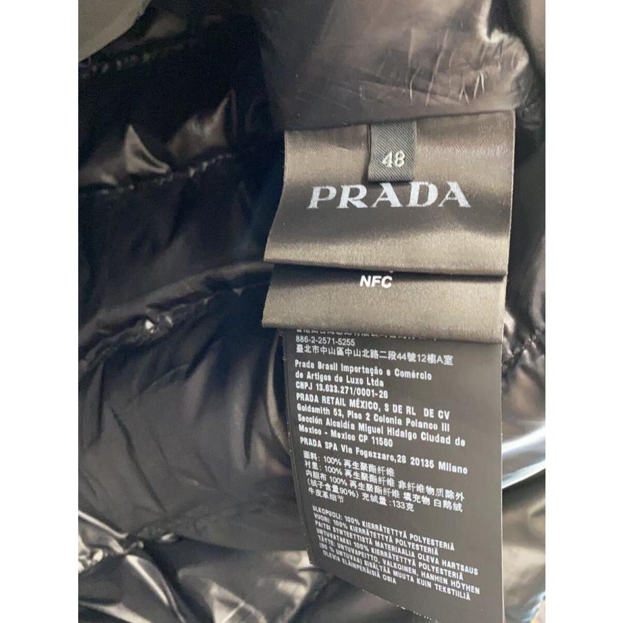 PRADA◇プラダ/ダウンジャケット/48/ナイロン/ブラック/SGH071 R232