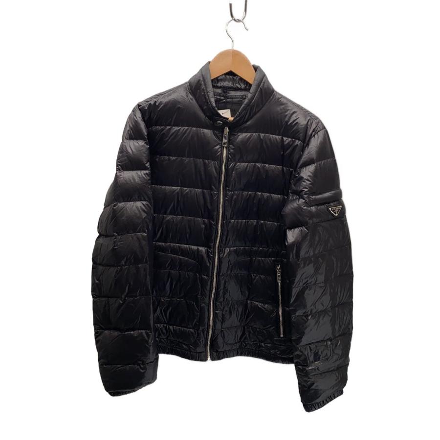 PRADA Re-Nylon MA-1 フライトジャケット ブラック 48 | ヤマダウェブコム