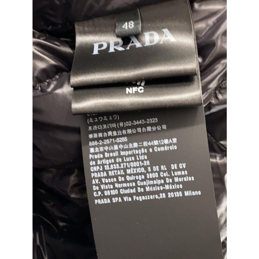 PRADA◇プラダ/ダウンジャケット/48/ナイロン/ブラック/SBA506 R151