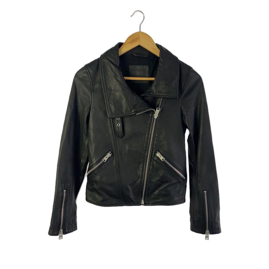 ALLSAINTS ダブルライダース ジャケット レザー 黒 羊革 【公式通販】