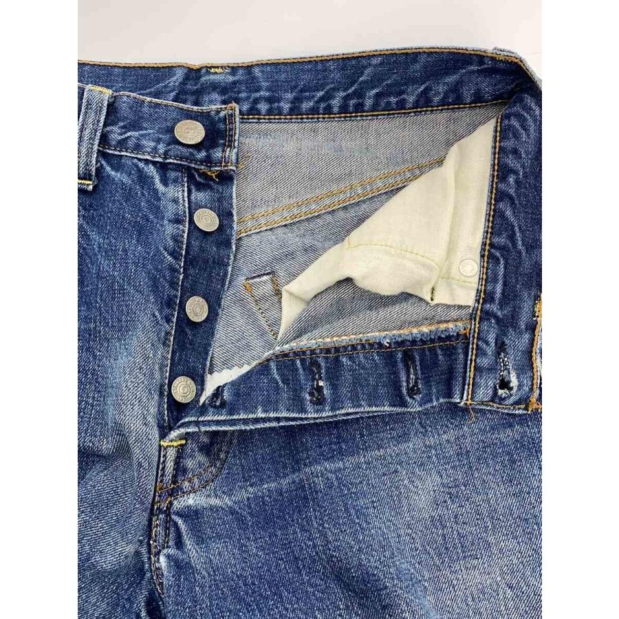 Levi’s / ストレートパンツ/--/コットン/IDG/501/6刻印/BIG E/平置き35cm/リペア有 Levi's◇ストレートパンツ/--/コットン/IDG/501/6刻印/BIG E/平置き