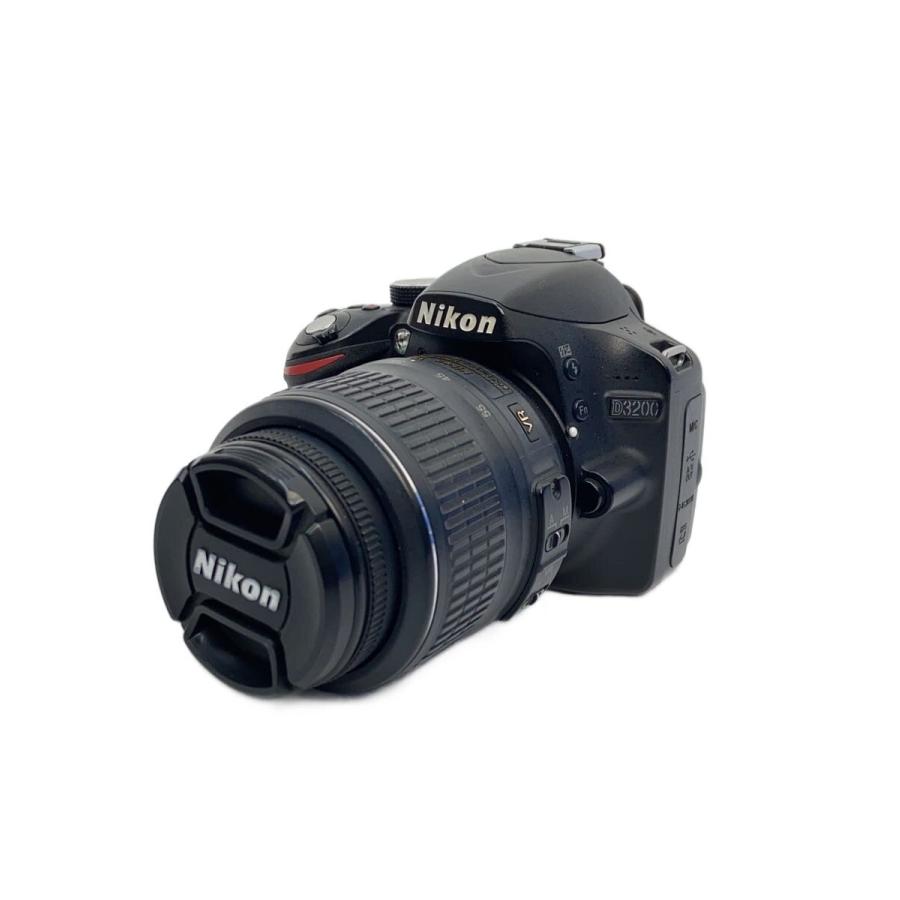 Nikon デジタル一眼レフカメラ D3200ブラック　18-55 VR KIT Nikon◇デジタル一眼カメラ D3200 18-55 VR レンズキット [ブラック