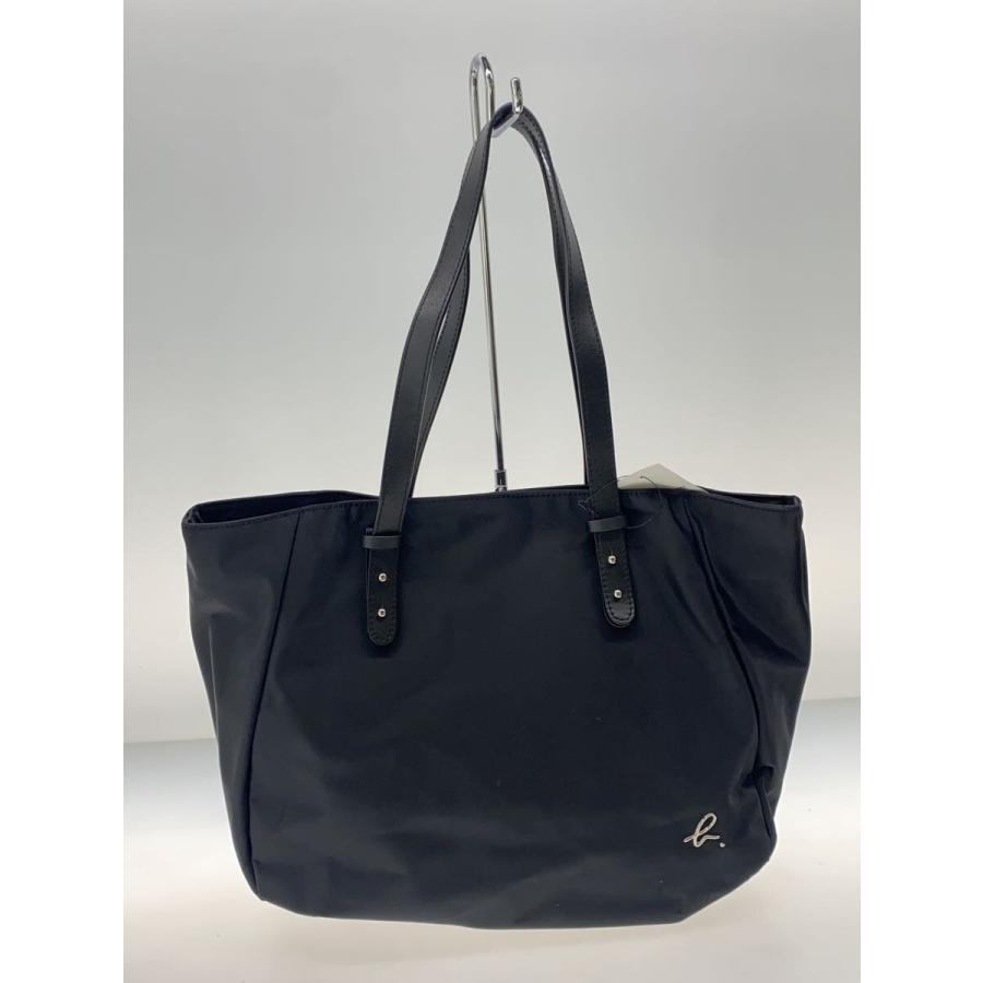 未使用級✨ agnès b. アニエスベー トートバッグ ナイロン ギャザー agnes b.◇トートバッグ/ナイロン/BLK/ES30M-01 : セカンドストリート