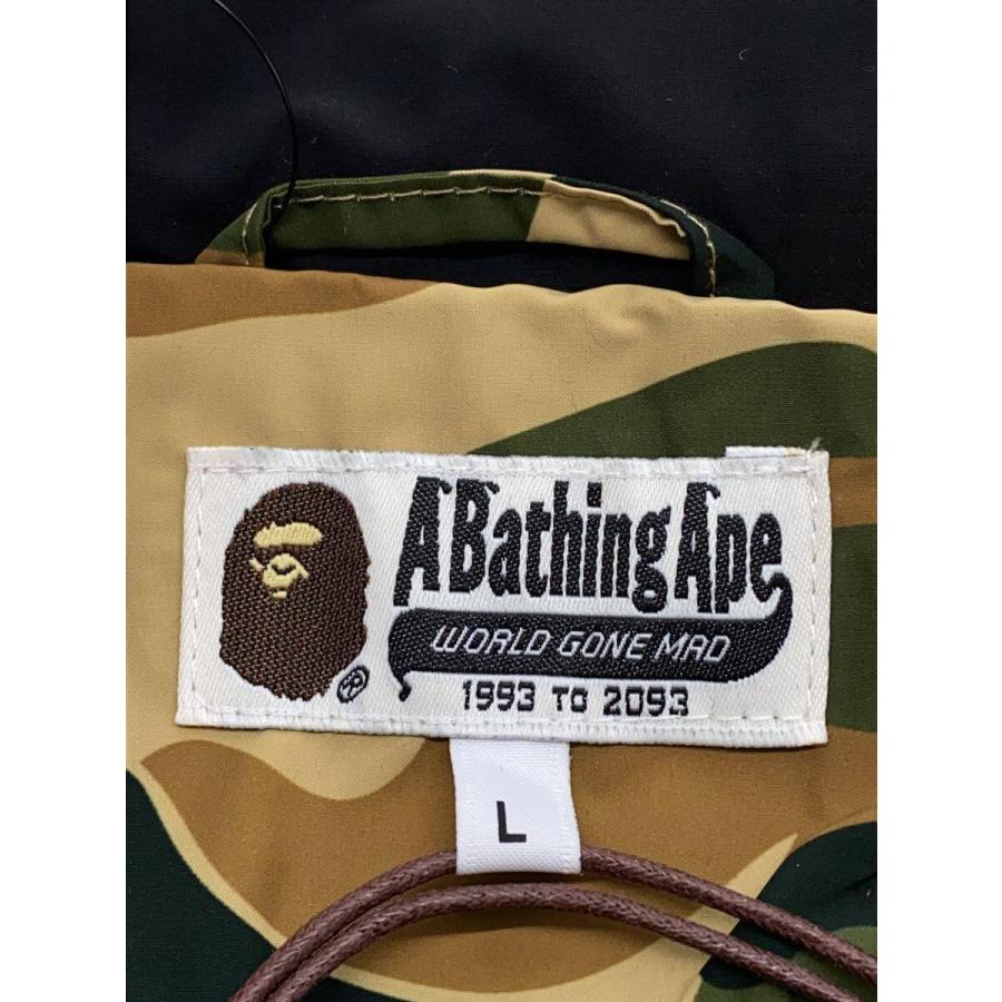 A BATHING APE◆ナイロンジャケット/L/ポリエステル/KHK/カモフラ/001LJL231903Cの画像