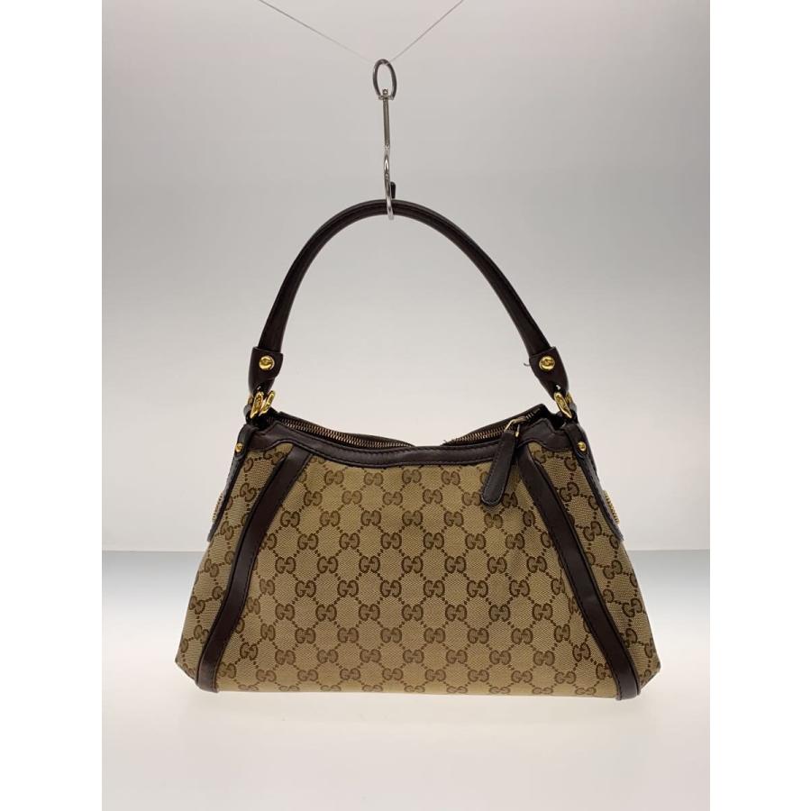 GUCCI◇GGハンドバッグ/キャンバス/BRW/モノグラム/282298