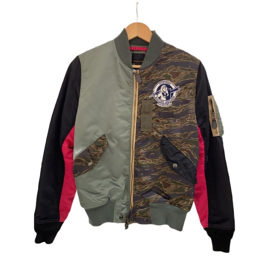ヒステリックグラマー★N3Bフライトジャケット　プリマロフト HYSTERIC GLAMOUR◇プリマロフトエアフォース/クレイジーカラー