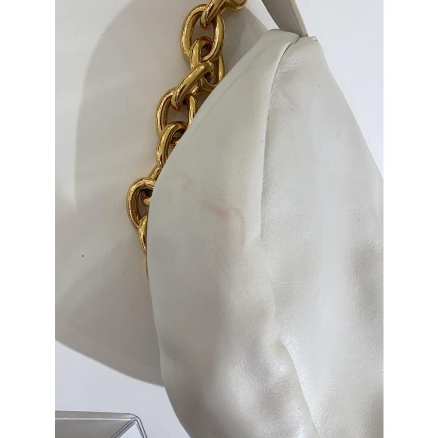 BOTTEGA VENETA◆THE CHAIN POUCH/ショルダーバッグ/--/WHT_7