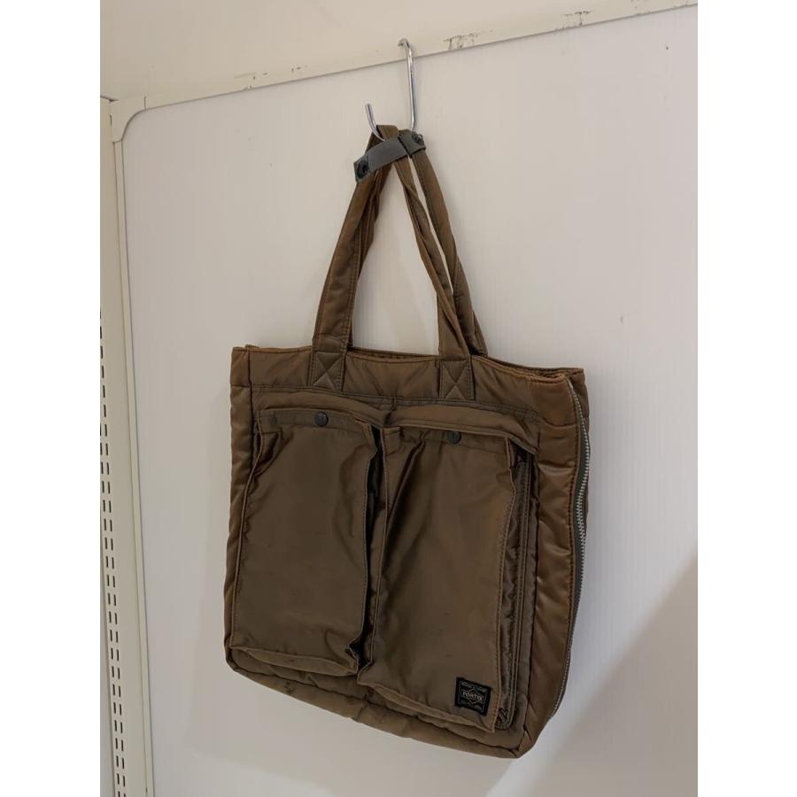 PORTER◇TANKER/タンカー//トートバッグ/ナイロン/BRW// : セカンド