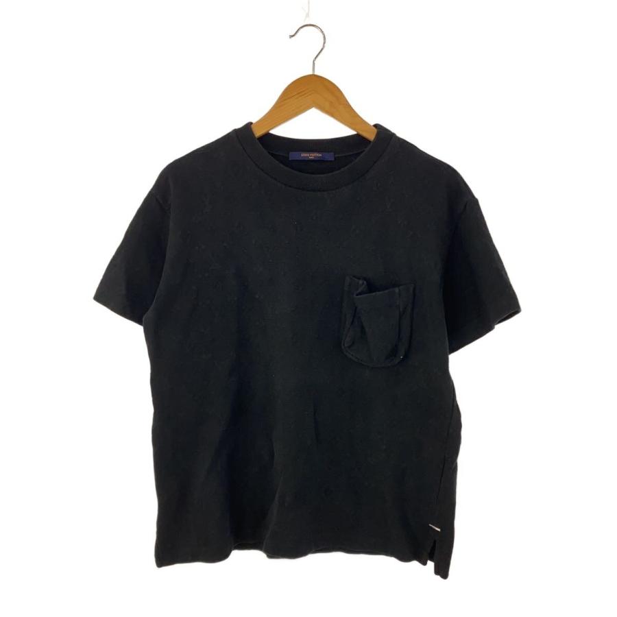 LOUIS VUITTON◇Tシャツ/S/コットン/BLK/RM222Q TCL HIY49W : セカンド