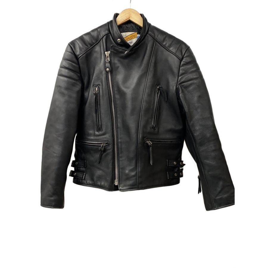 カウハイド✨【米国製】schott ダブルライダース 38 125 ブラック Schott◇ダブルライダースジャケット/38/レザー/BLK : セカンド