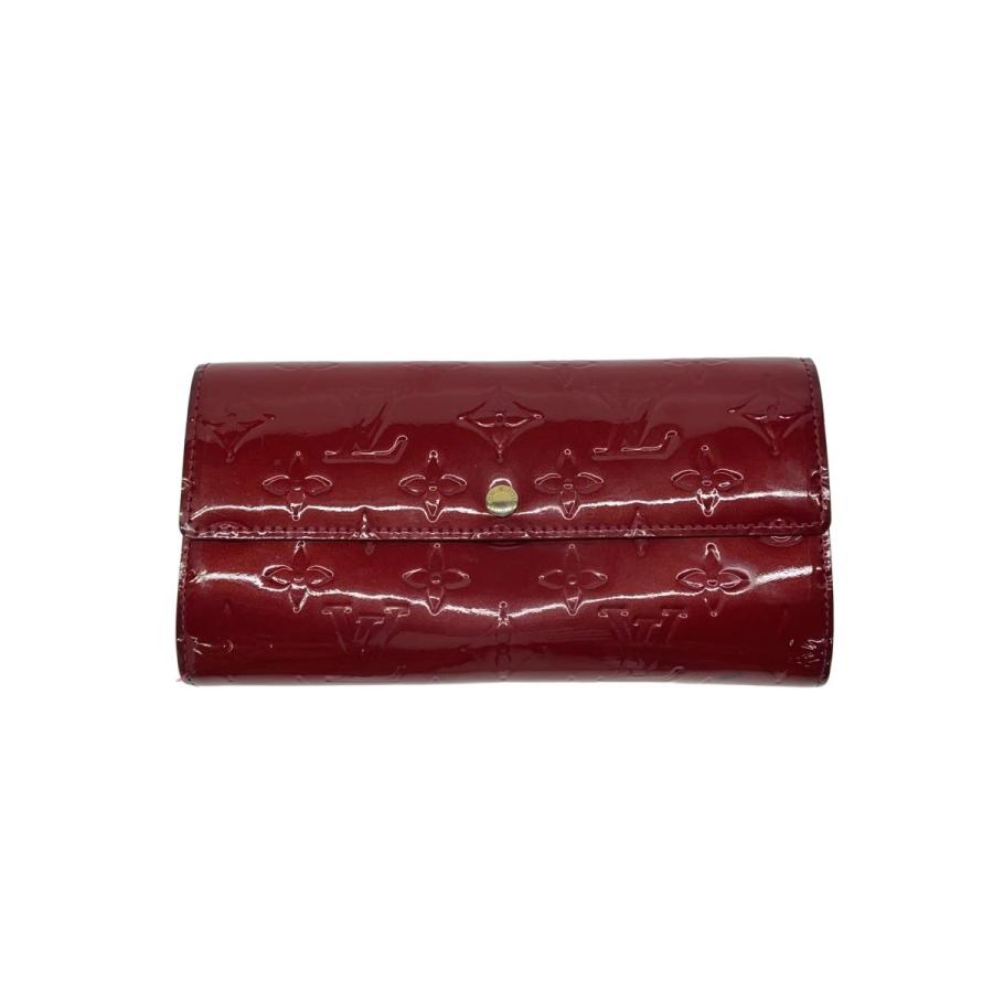 LOUIS VUITTON◇ポルト・フォイユ・サラ_モノグラム・ヴェルニ