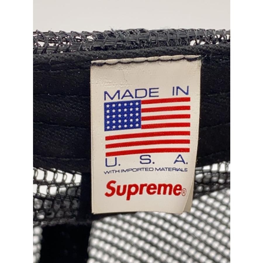 Supreme◇メッシュキャップ/--/ポリエステル/BLK/無地/メンズ/101837