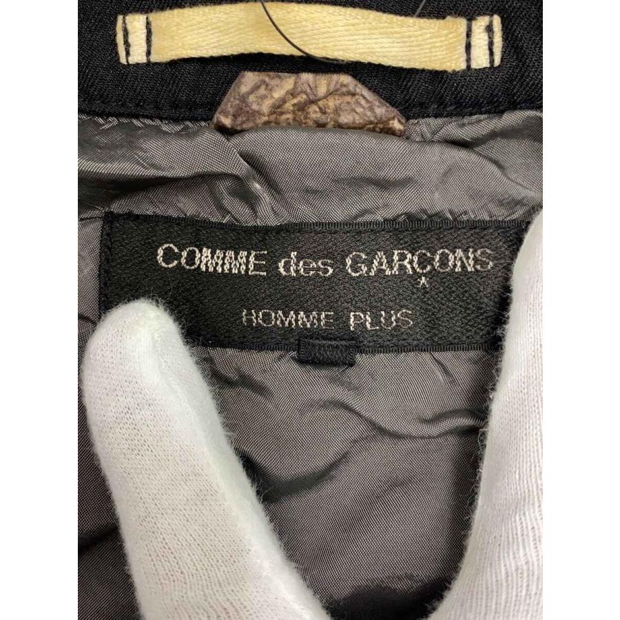 COMME des GARCONS HOMME PLUS◇コート/XS/ポリエステル/BLK/13AW
