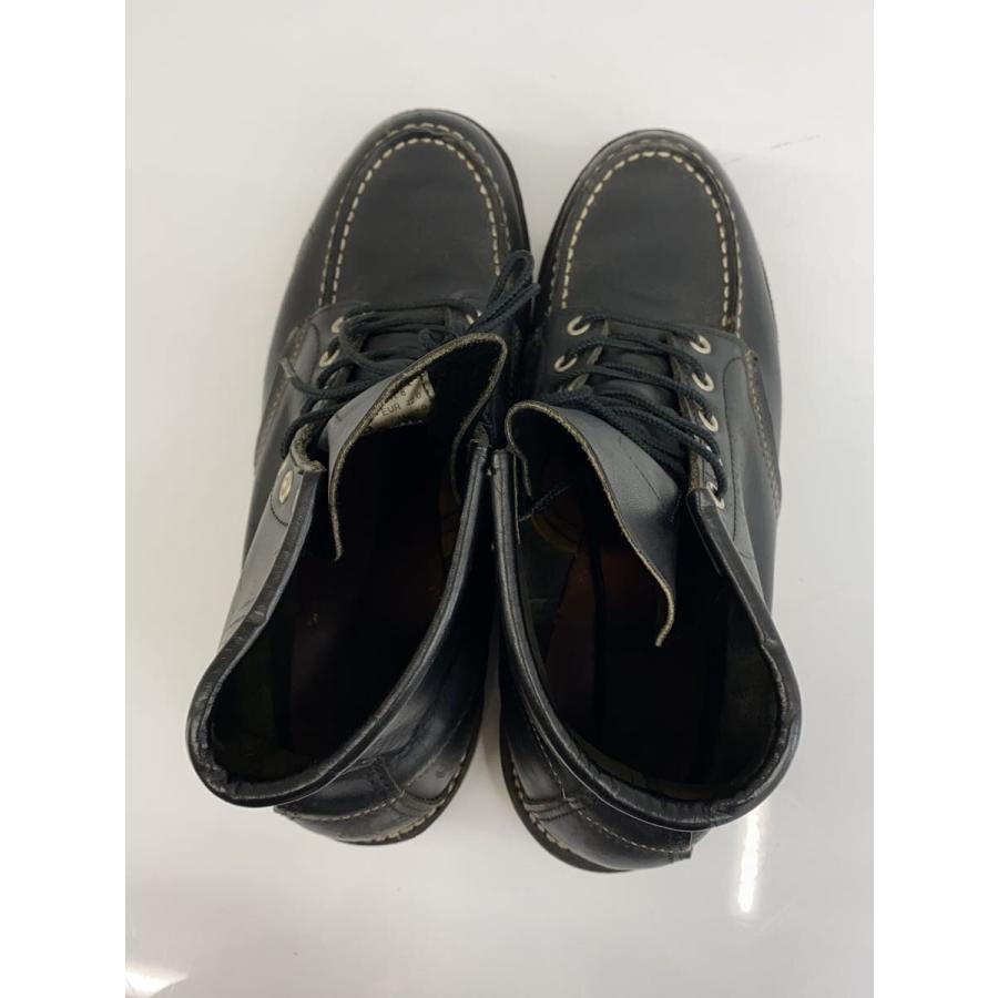 RED WING◇ブーツ/27cm/BLK/レザー/D/8179/モックトゥ : セカンド 
