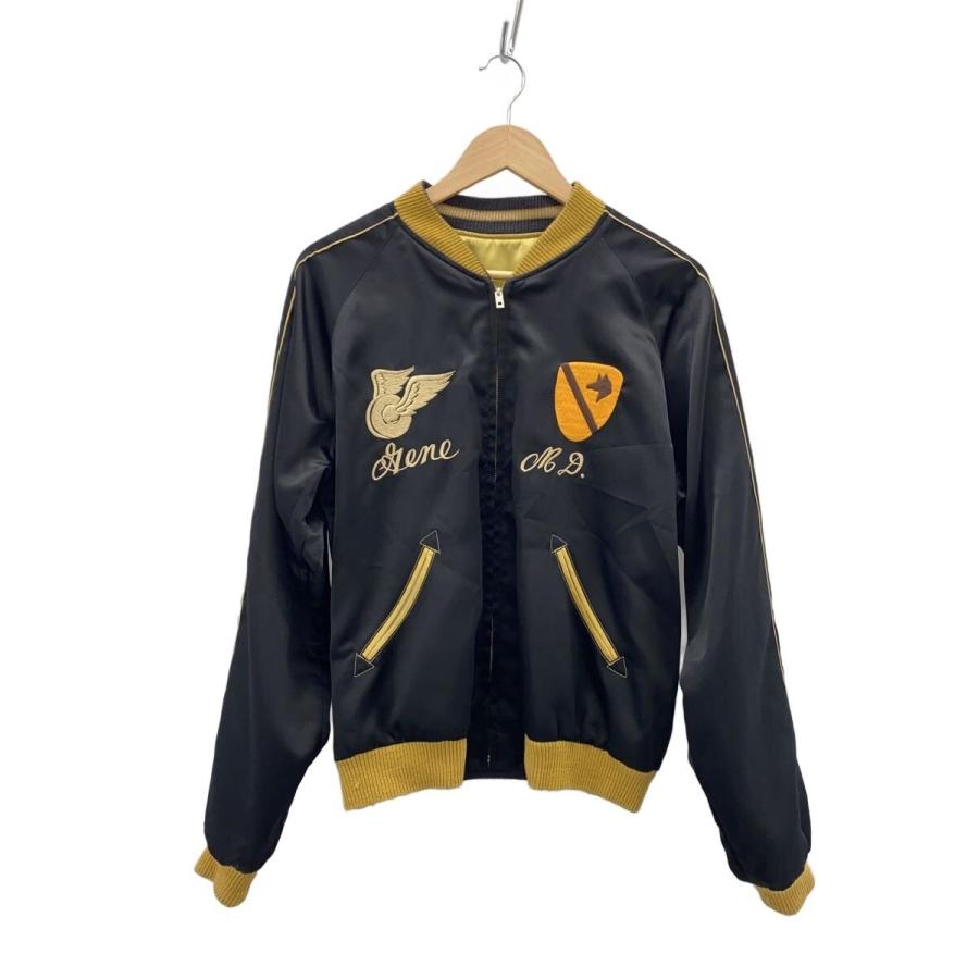 テーラー東洋 鷹 × 龍 スカジャン Lサイズ テーラー東洋 和柄 スカジャン 鷹 龍 WILD CHILD スカル メンズ