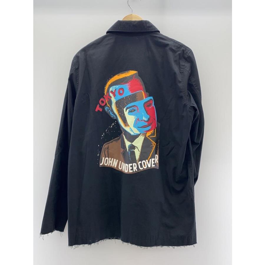 17ss John UNDERCOVER 縮絨 ジャケット John UNDERCOVER◇ジャケット/3/コットン/BLK/jur7201/17ss/コーチ