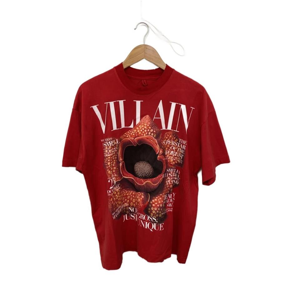 M doublet 25aw VILLAN COVER PRINT Tシャツ doublet◇25AW/VILLAIN COVER PRINT T-SHIRT/Tシャツ/S/コットン/RED