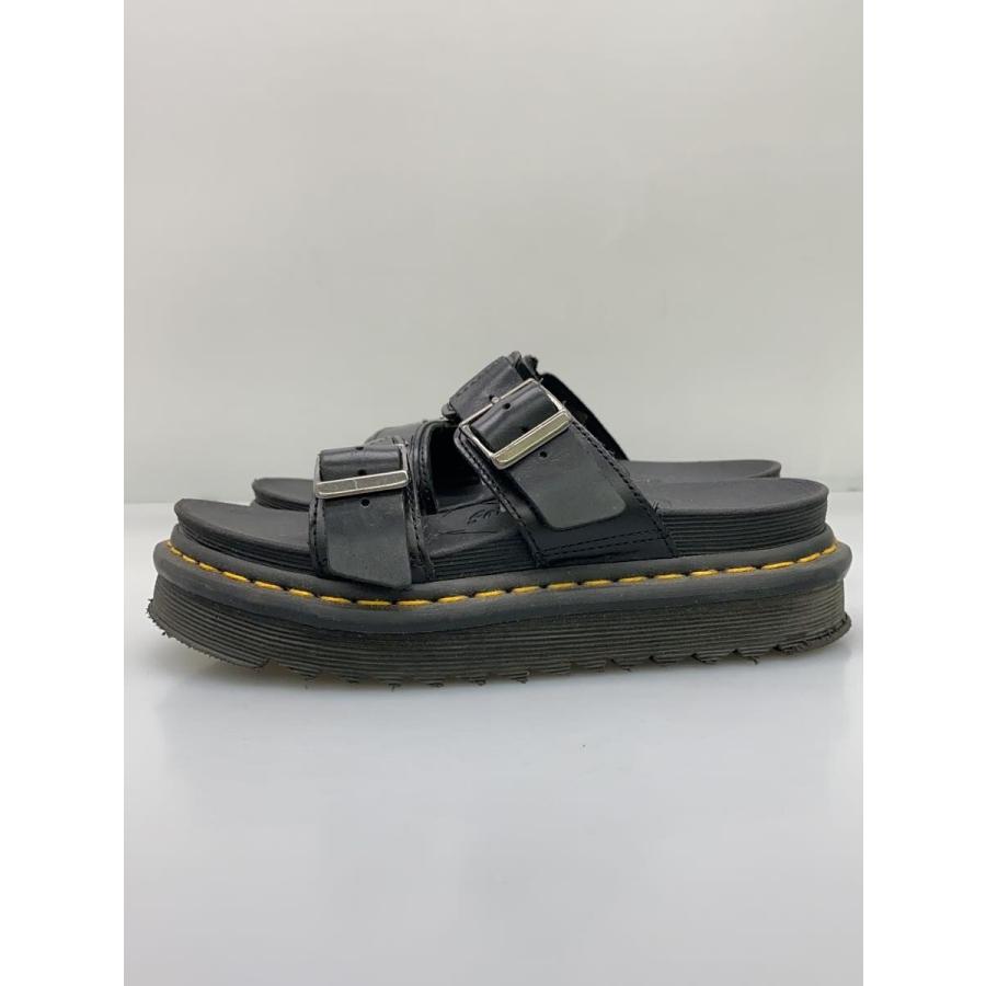 Dr.Martens◇MYLES SLIDE SANDAL/サンダル/UK3/BLK/レザー : セカンド