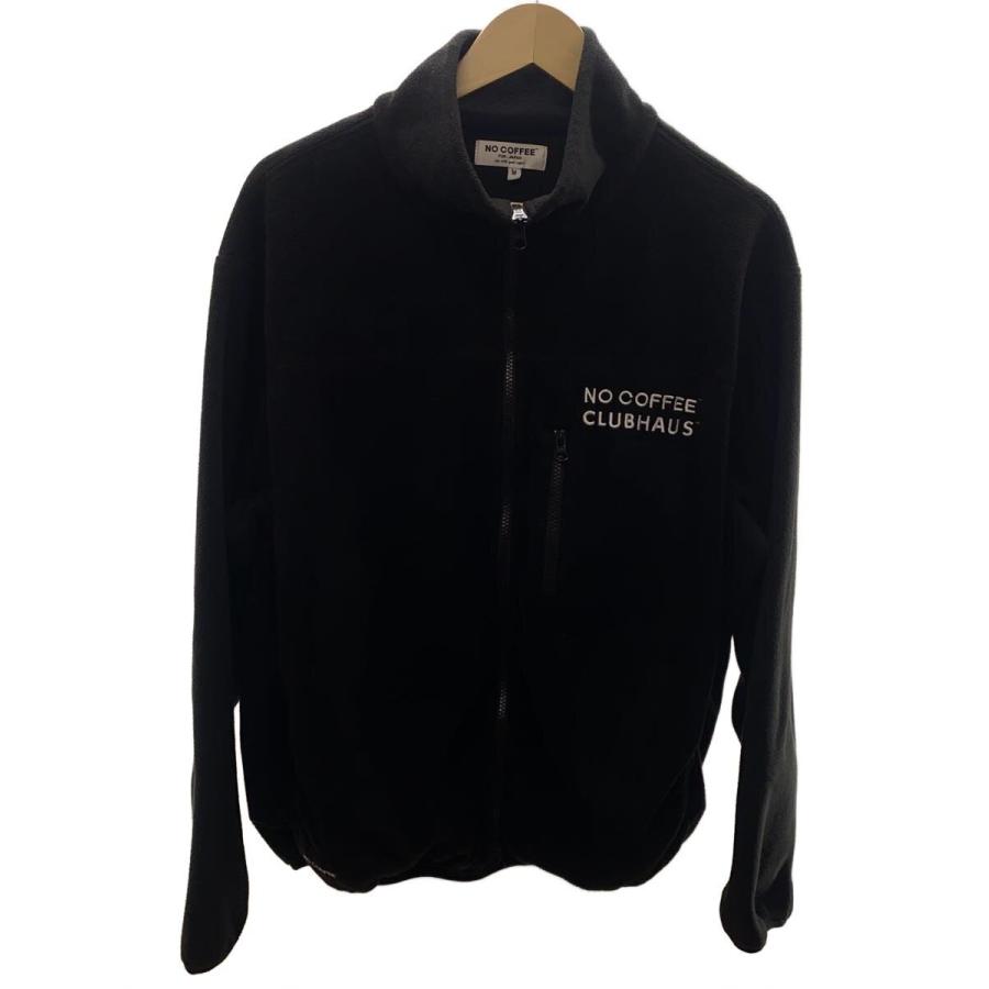 NO COFFEE◇CLUBHAUS GOLF/フリースジャケット/M/ポリエステル/BLK