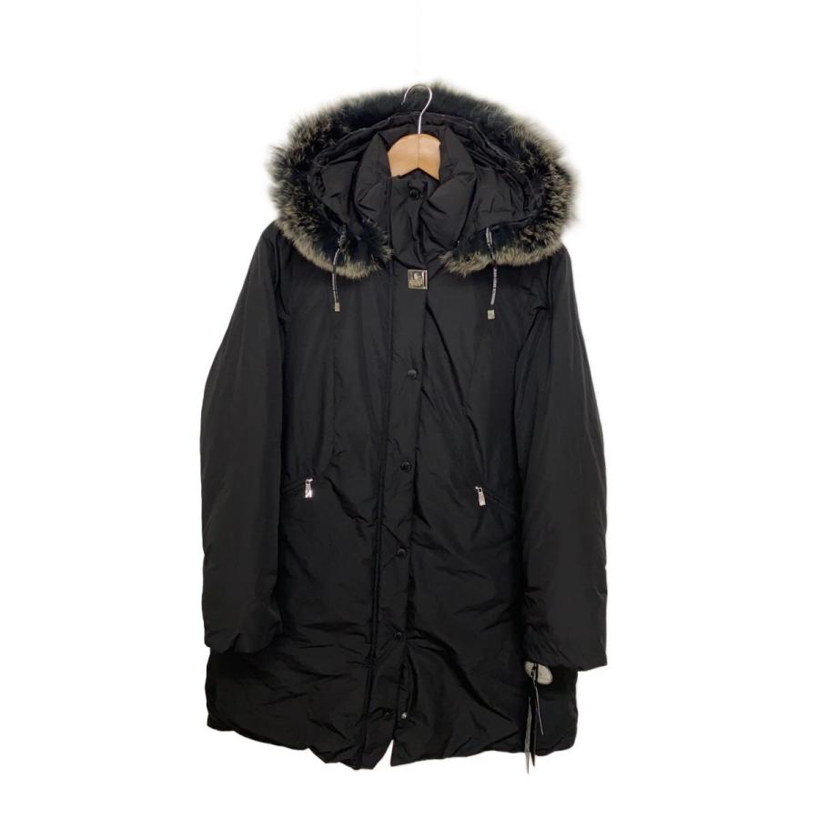 JEAN-LOUIS SCHERRER◇ダウンジャケット/L/ポリエステル/BLK/無地