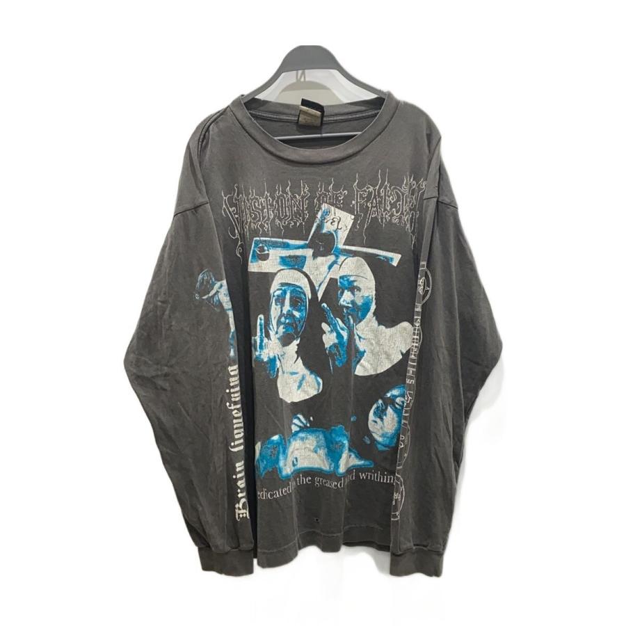 SAINT MICHAEL◇LS/SISTERS/長袖Tシャツ/XL/コットン/GRY/SM-S23-0000
