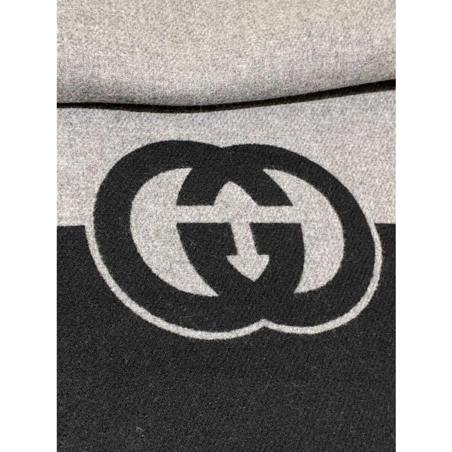 GUCCI◆カシミヤ混/マフラー/ウール/GRY/メンズ/715497//_5