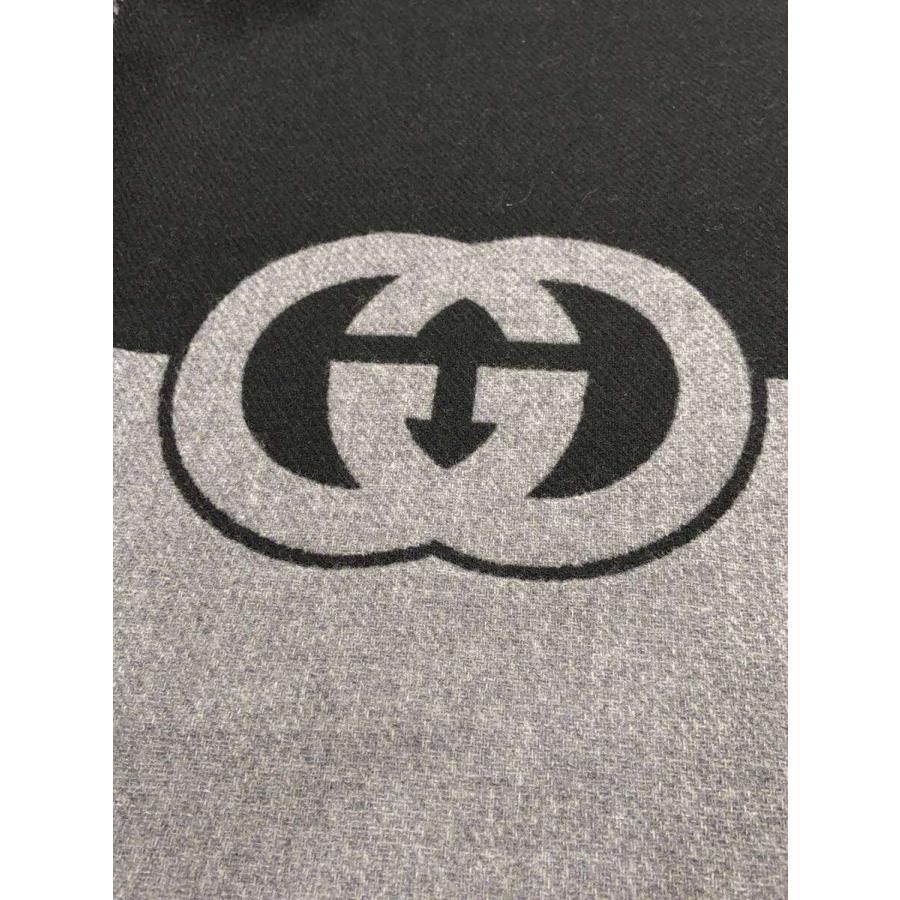 GUCCI◆カシミヤ混/マフラー/ウール/GRY/メンズ/715497//_7