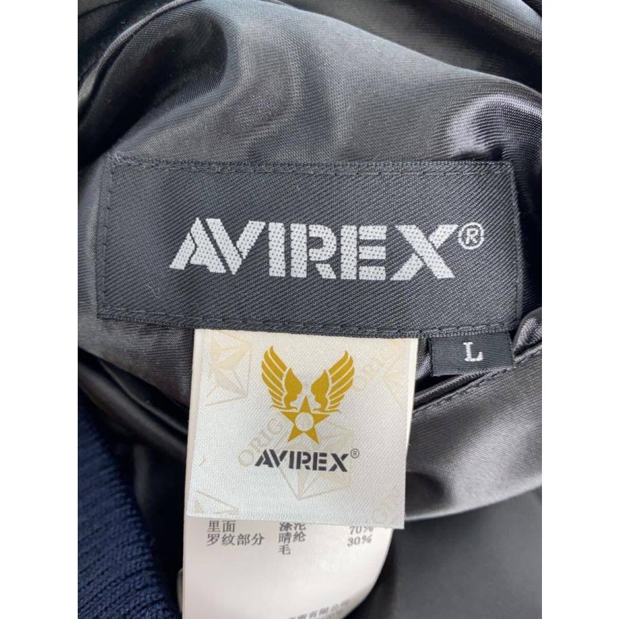 AVIREX◇スカジャン/L/レーヨン/NVY/6102185/SUKA JACKET MIRAMAR