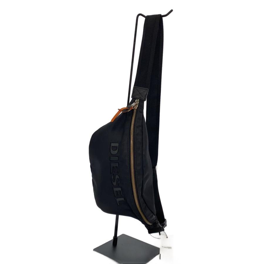 DIESEL◇ボディバッグ/ショルダーバッグ/ナイロン/BLK : セカンド