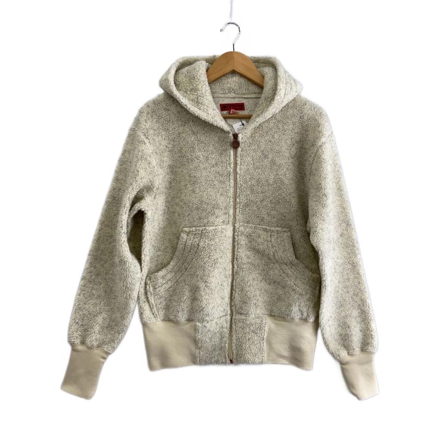 【レア】 EVISU YAMANE Y2K ストリート パーカー EVISU◇ジップパーカー/38/ポリエステル/CRM/YAMANE// : セカンド